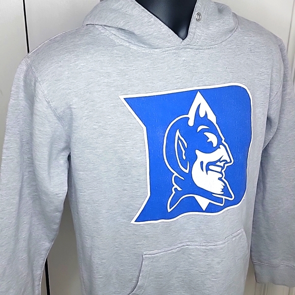 TRT Classics Duke Blue Devils Hoodie Size Medium Gray and Blue - Picture 4 of 7